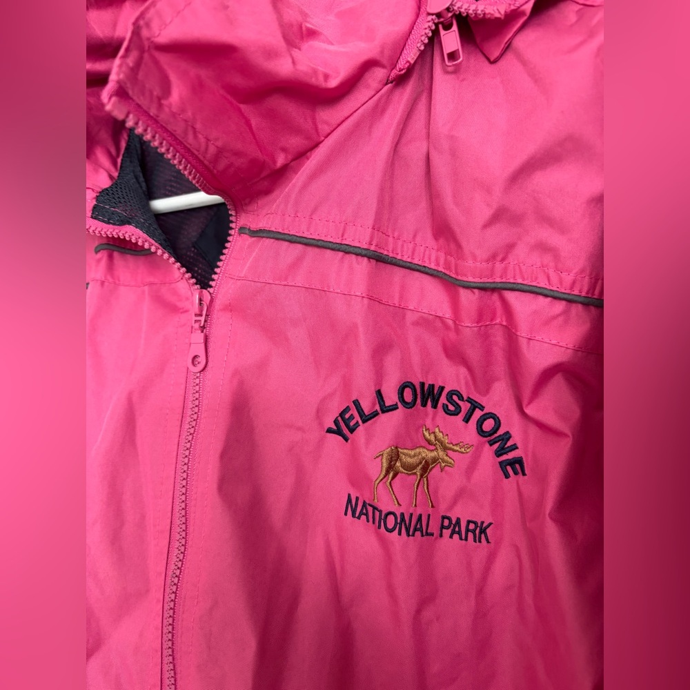 Vintage pacblue coat waterproof Yellowstone moose never worn unisex L